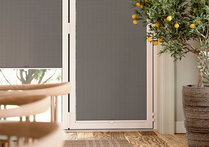 Nocturne (Blackout), Slate Grey - Stick Fit Slim Honeycomb Blind - Image 5